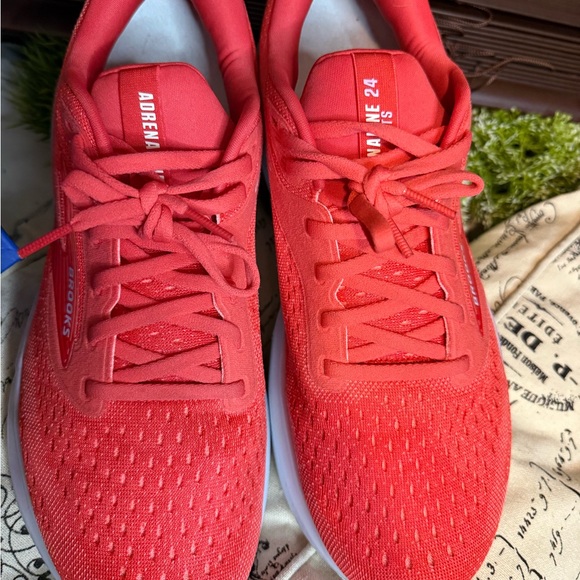 Brooks Adrenaline 24 Women's Athletic Shoes - Red - Picture 3 of 12